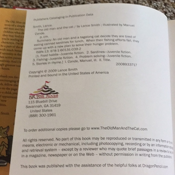 The Old Man and the Cat - Book Autographed - Picture 4 of 7